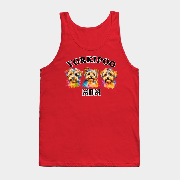 Yorkipoo MOM Tank Top by Doodle and Things